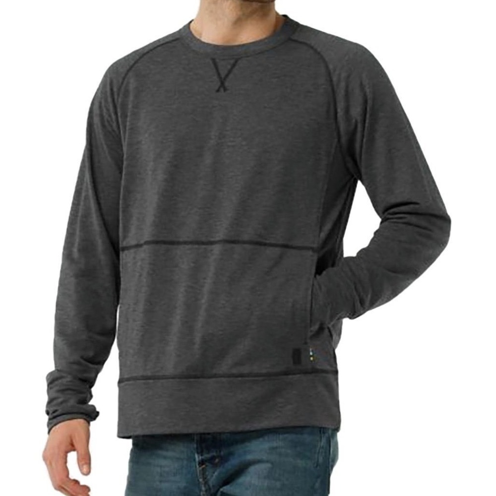 Smartwool Men's Active‎ Reset Crew Sweatshirt Merino Wool Blend Pullover - Small